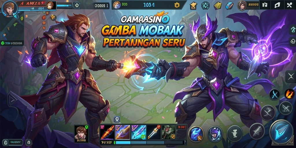 Tampilan gameplay AAKASINO dengan aksi seru dan strategi tim.