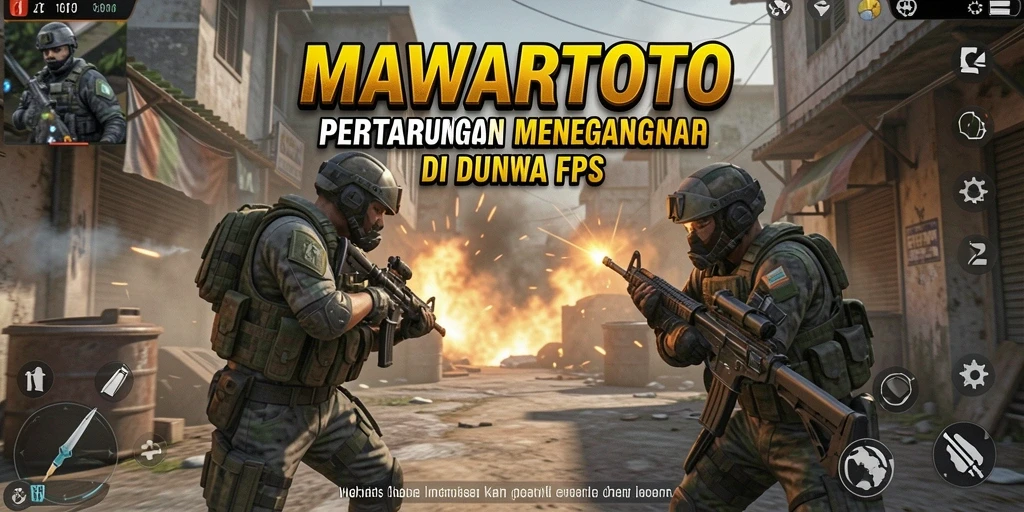Screenshot gameplay MAWARTOTO menampilkan aksi pertempuran intens.