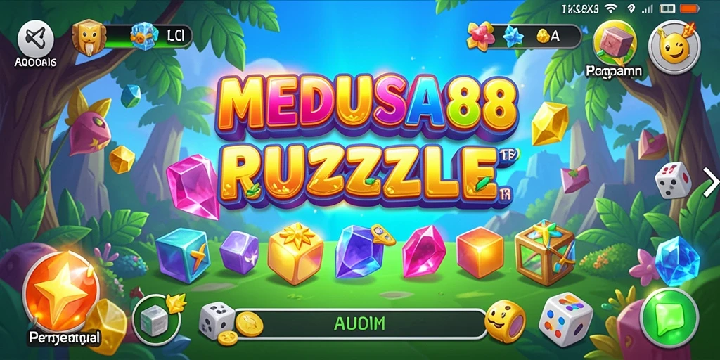 Tampilan gameplay seru dan penuh tantangan dari MEDUSA88.