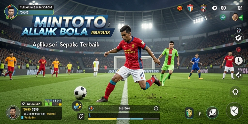 Tampilan gameplay MINTOTO yang seru dan kompetitif dalam permainan sepak bola.