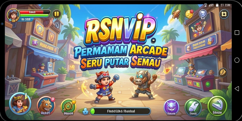 Tampilan gameplay RSNVIP yang seru dan menantang.