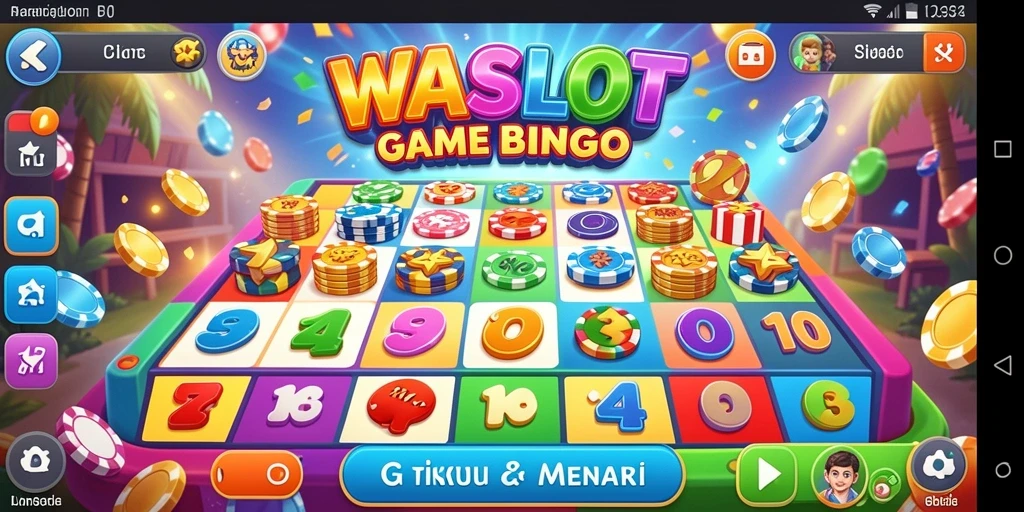 Tampilan gameplay Bingo yang menarik di WASLOT.