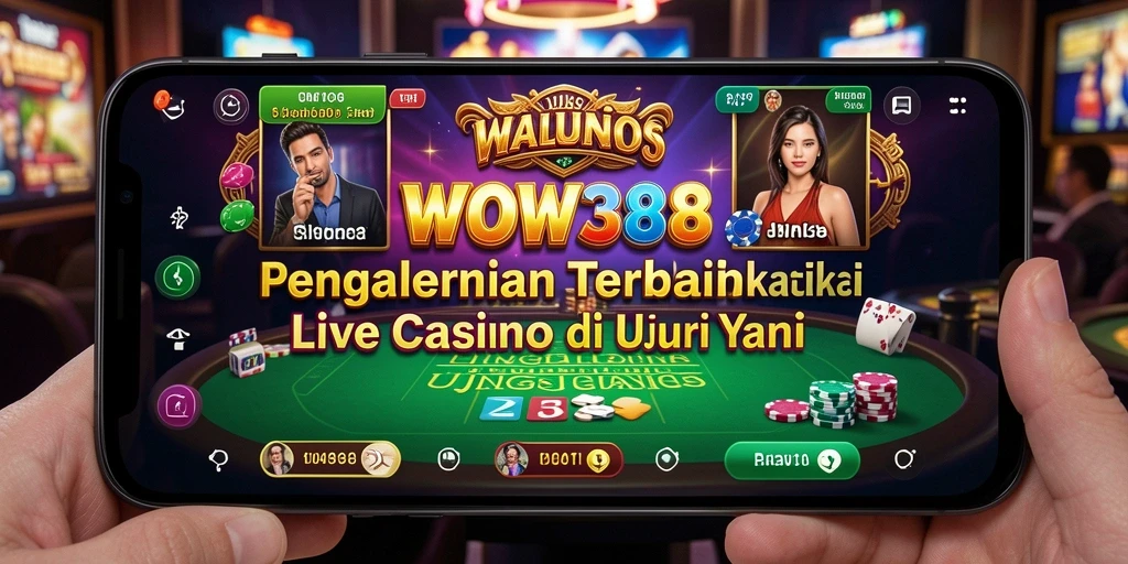 Gameplay Live Casino WOW388 yang menarik dan interaktif.